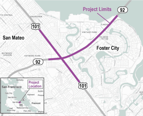Project Location 101-92 Interchange