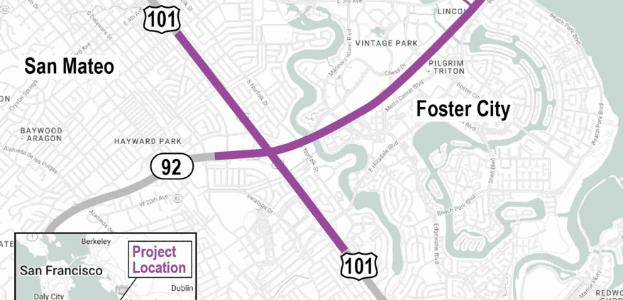 Project Location 101-92 Interchange